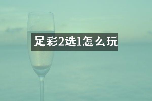 2选1怎么玩