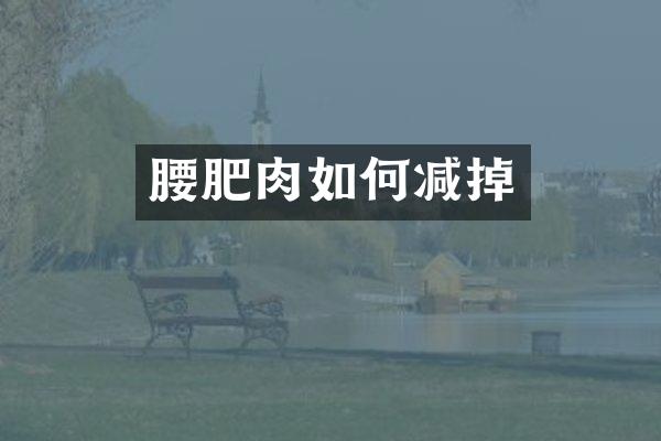 腰肥肉如何减掉