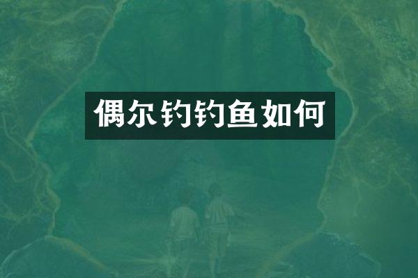 偶尔钓钓鱼如何