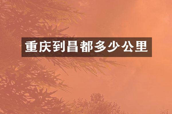 重庆到昌都多少公里