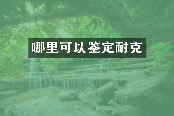 哪里可以鉴定耐克