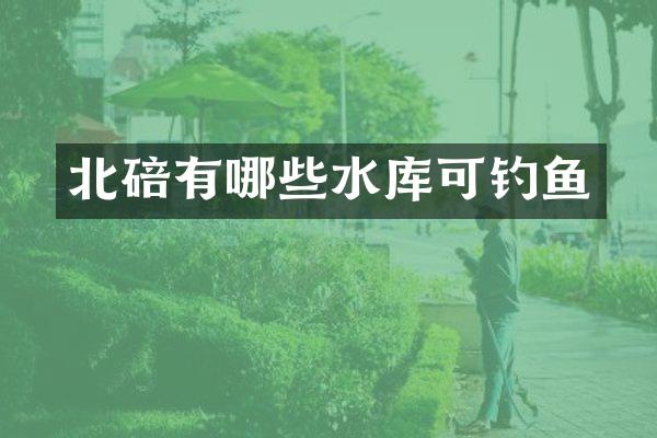 北碚有哪些水库可钓鱼