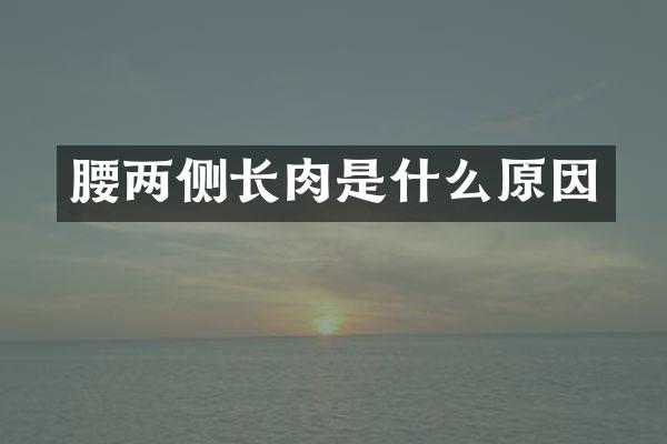 腰两侧长肉是什么原因