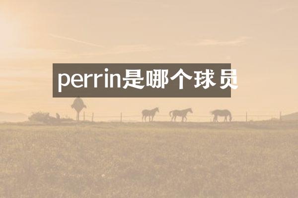 perrin是哪个球员