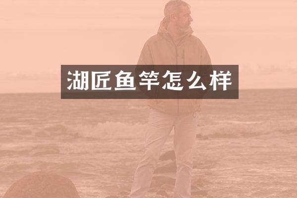 湖匠鱼竿怎么样