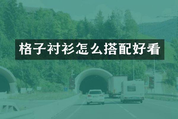 格子衬衫怎么搭配好看