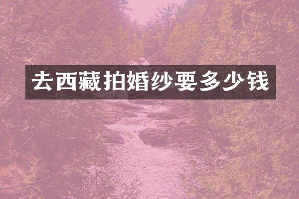 去西藏拍婚纱要多少钱