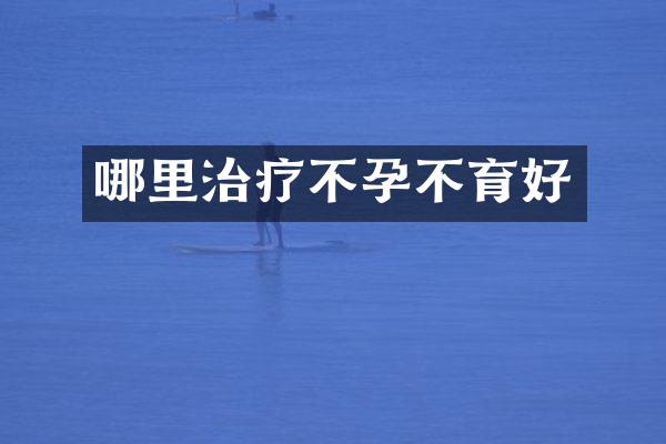 哪里治疗不孕不育好