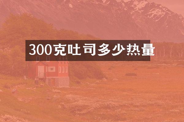300克吐司多少热量