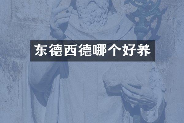 东德西德哪个好养