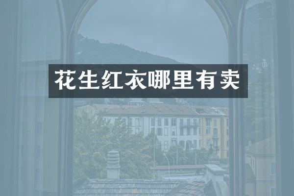 花生红衣哪里有卖