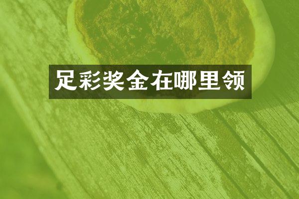 奖金在哪里领