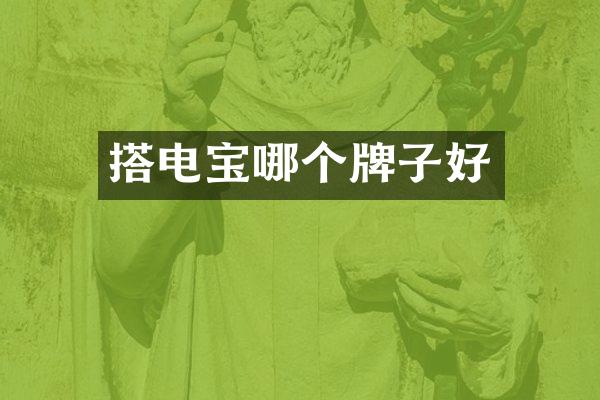 搭电宝哪个牌子好
