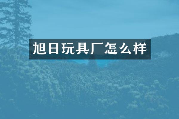 旭日玩具厂怎么样