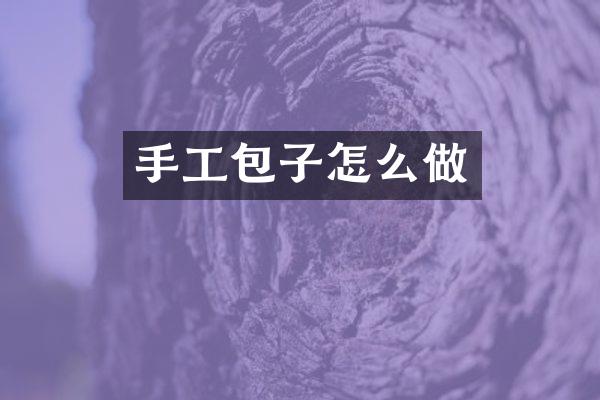 手工包子怎么做