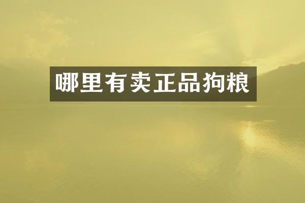 哪里有卖正品