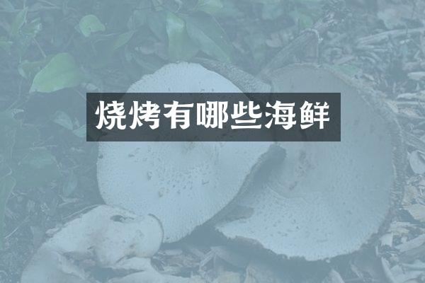 烧烤有哪些海鲜