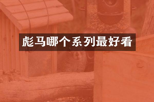 彪马哪个系列最好看