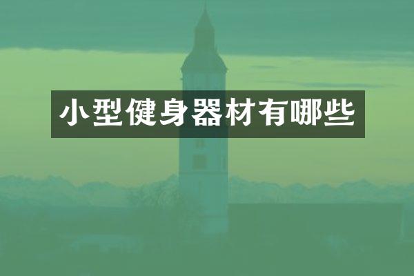 小型健身器材有哪些