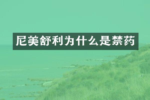 尼美舒利为什么是