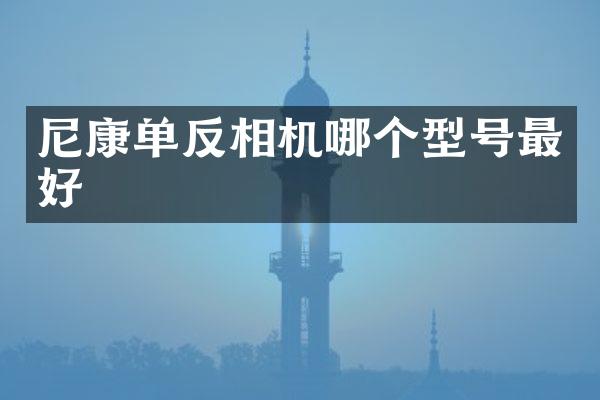 尼康单反相机哪个型号最好