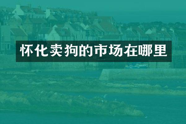怀化卖狗的市场在哪里