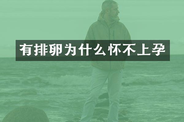 有排卵为什么怀不上孕