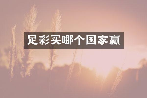 买哪个国家赢