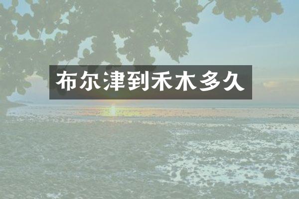 布尔津到禾木多久
