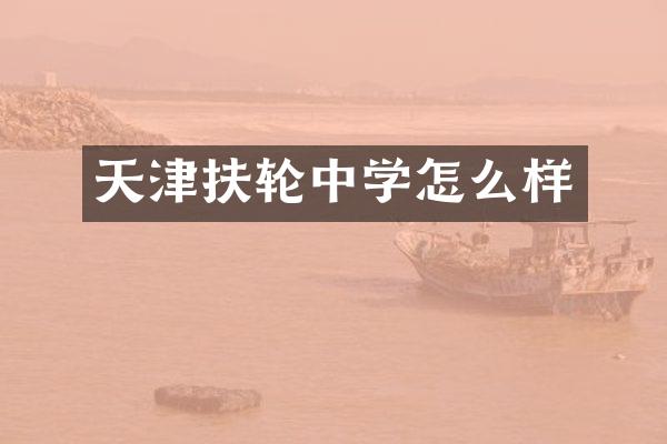 天津扶轮中学怎么样