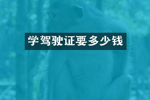 学要多少钱