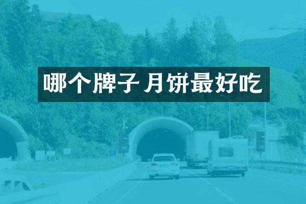 哪个牌子月饼最好吃
