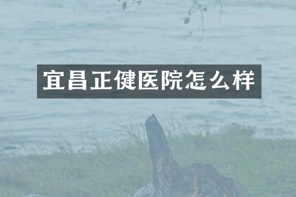 宜昌正健医院怎么样