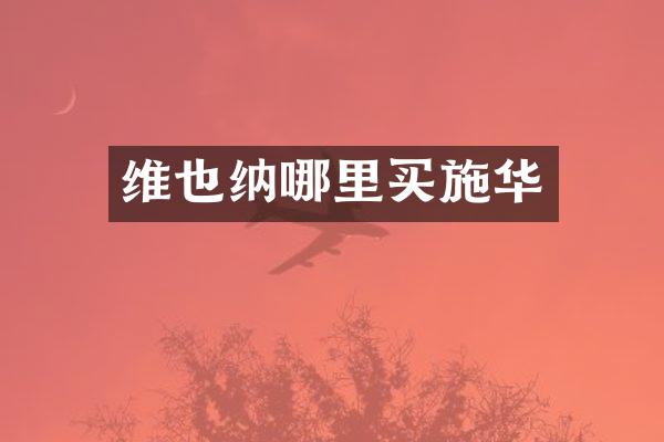 维也纳哪里买施华