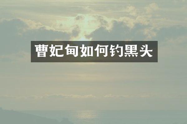曹妃甸如何钓黑头