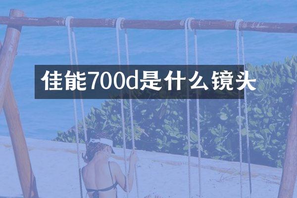 佳能700d是什么镜头