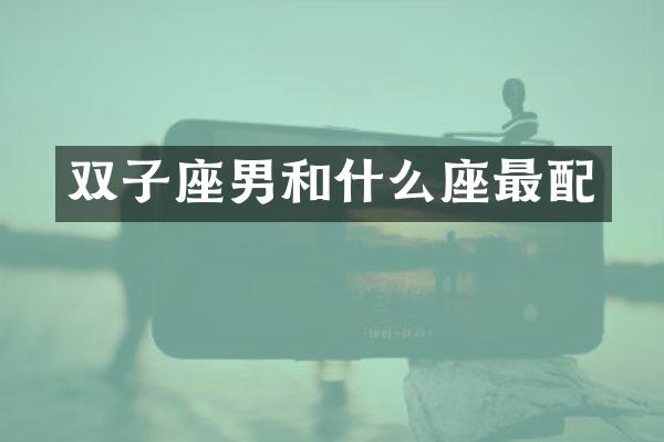 双子座男和什么座最配