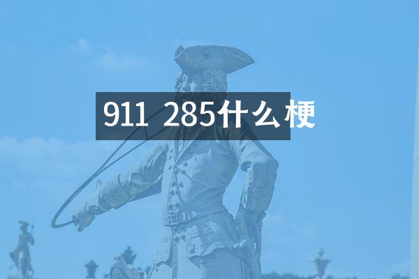 911 285什么梗