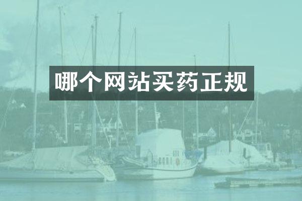 哪个网站买药正规
