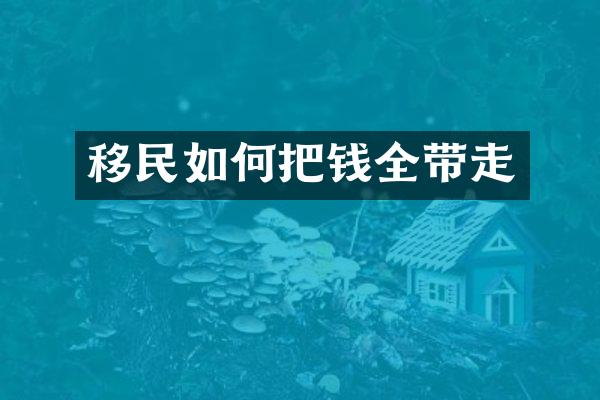 移民如何把钱全带走