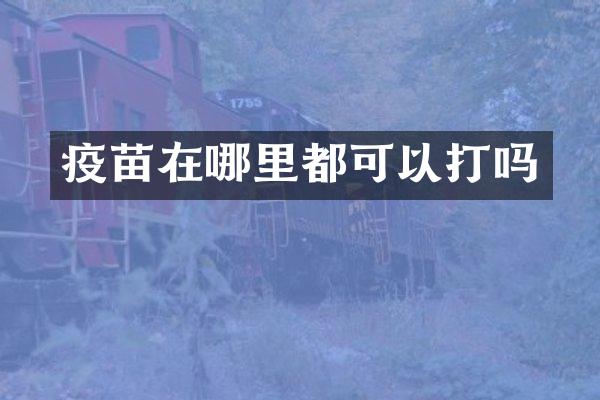 疫苗在哪里都可以打吗