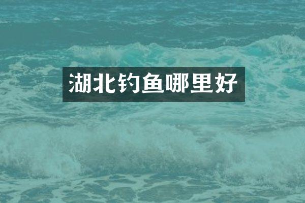 湖北钓鱼哪里好