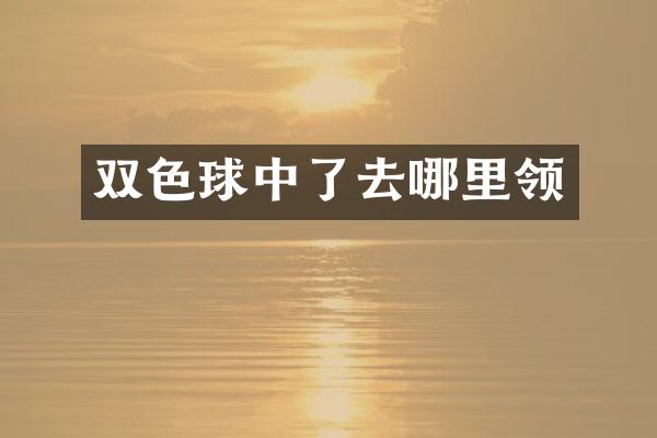 双色球中了去哪里领