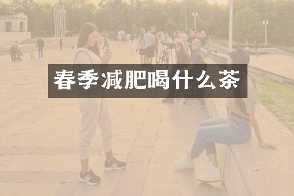 春季减肥喝什么茶