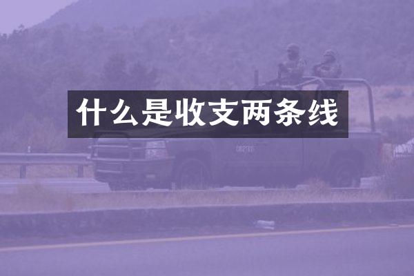什么是收支两条线