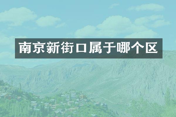南京新街口属于哪个区