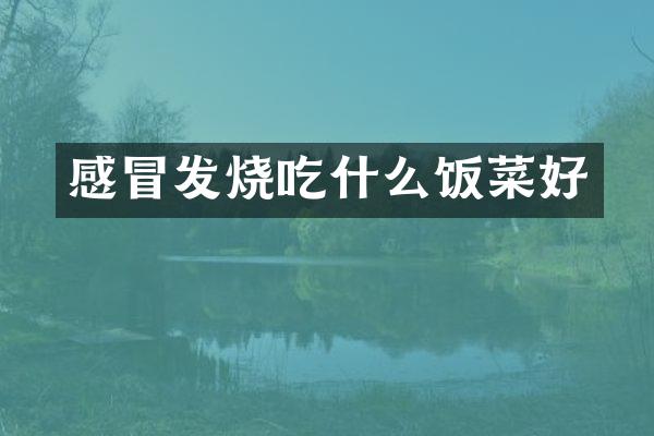感冒发烧吃什么饭菜好