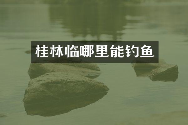 桂林临哪里能钓鱼