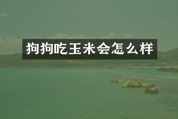狗狗吃玉米会怎么样