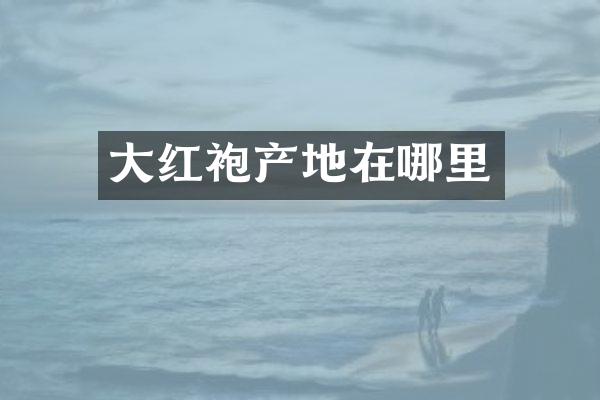 大红袍产地在哪里